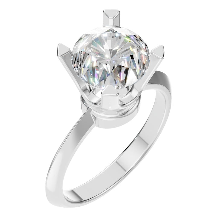 Solitaire Ring Mounting - Round 8mm