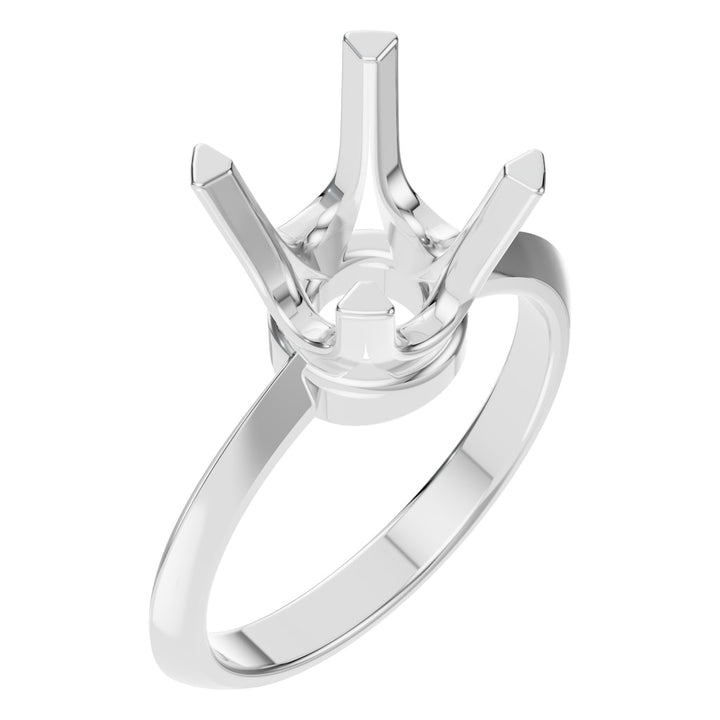 Solitaire Ring Mounting - Round 8mm