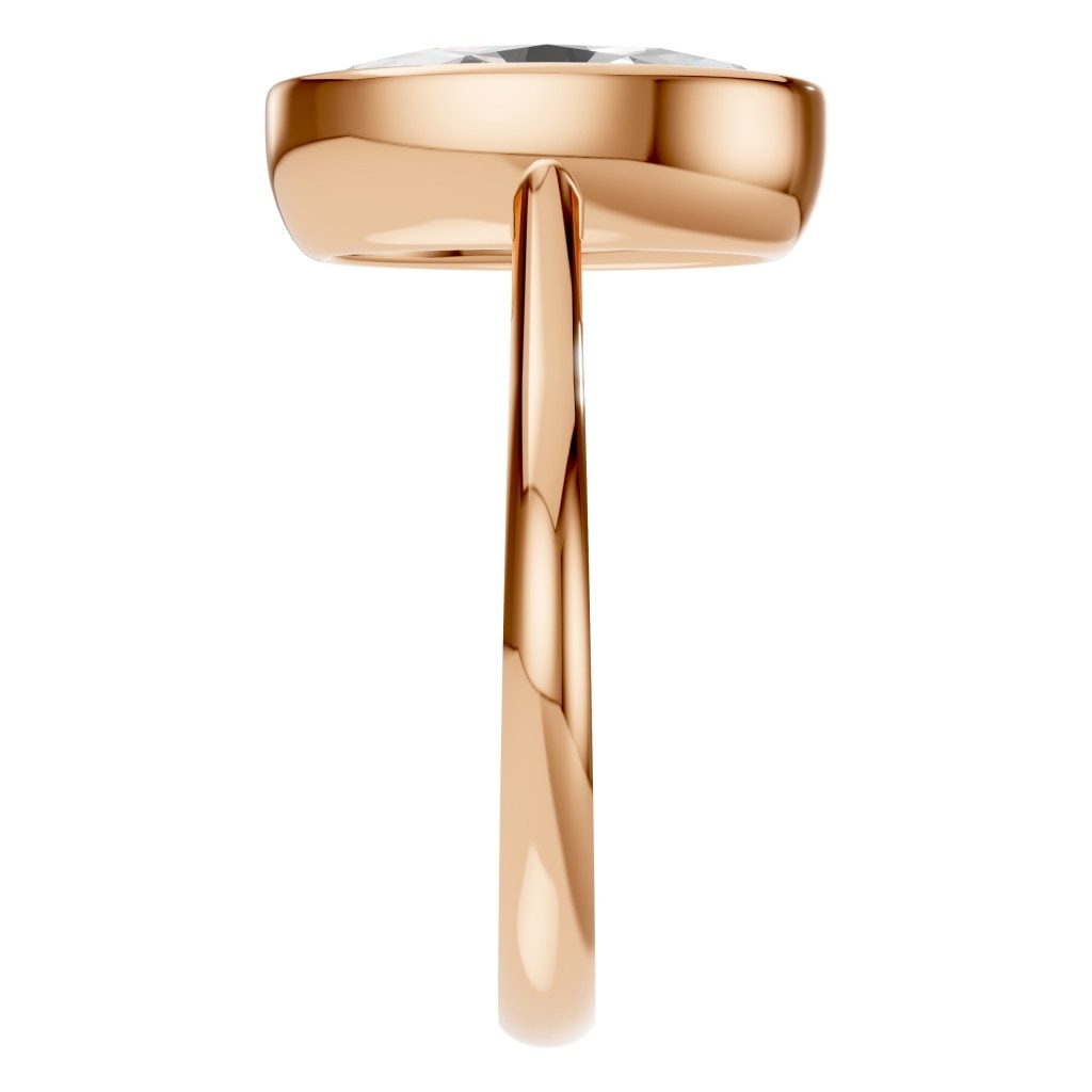 RI-1552 Rose Gold Ring SET - Side View