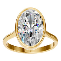 RI-1552 Yellow Gold Ring SET - Front View