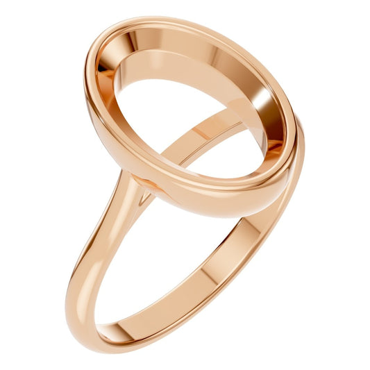 RI-1552 Rose Gold Ring UNSET - Main View
