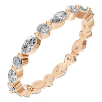 RI-1635 Rose Gold Ring SET - Main View