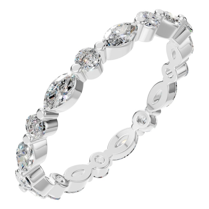 Eternity Ring Mounting - Marquise 2x4mm