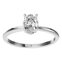 RI-1737 White Gold Ring SET - Front View