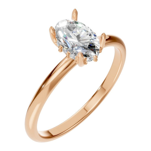RI-1737 Rose Gold Ring SET - Main View