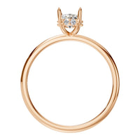 RI-1737 Rose Gold Ring SET - Top View