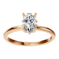 RI-1737 Rose Gold Ring SET - Front View