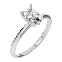 RI-1737 White Gold Ring SET - Main View
