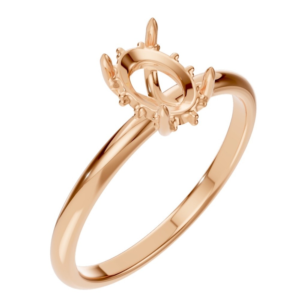 RI-1737 Rose Gold Ring UNSET - Main View
