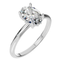 RI-1737 White Gold Ring SET - Main View
