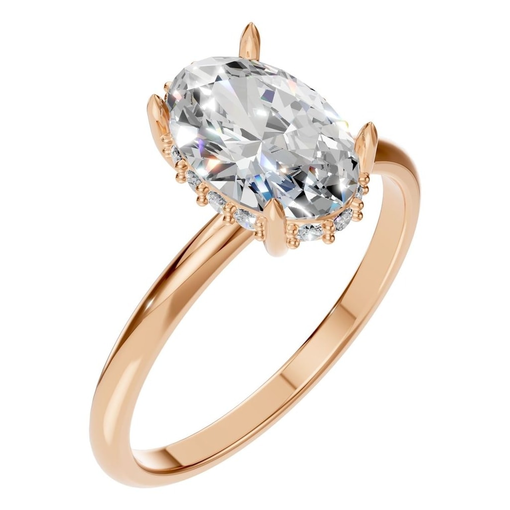 RI-1737 Rose Gold Ring SET - Main View