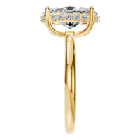 RI-1737 Yellow Gold Ring SET - Side View