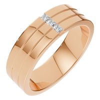 RI-1812 Rose Gold Ring SET - Main View