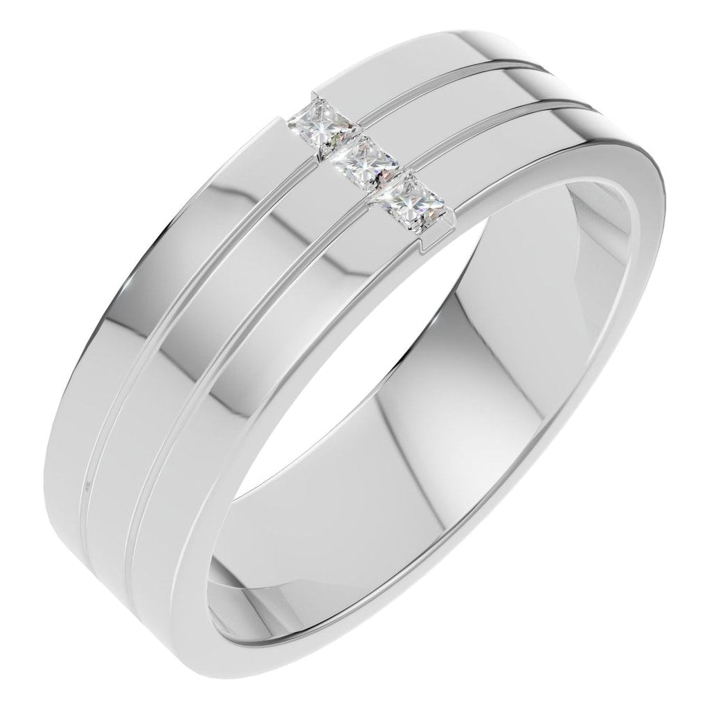 RI-1812 White Gold Ring SET - Main View