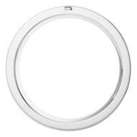 RI-1812 White Gold Ring SET - Top View