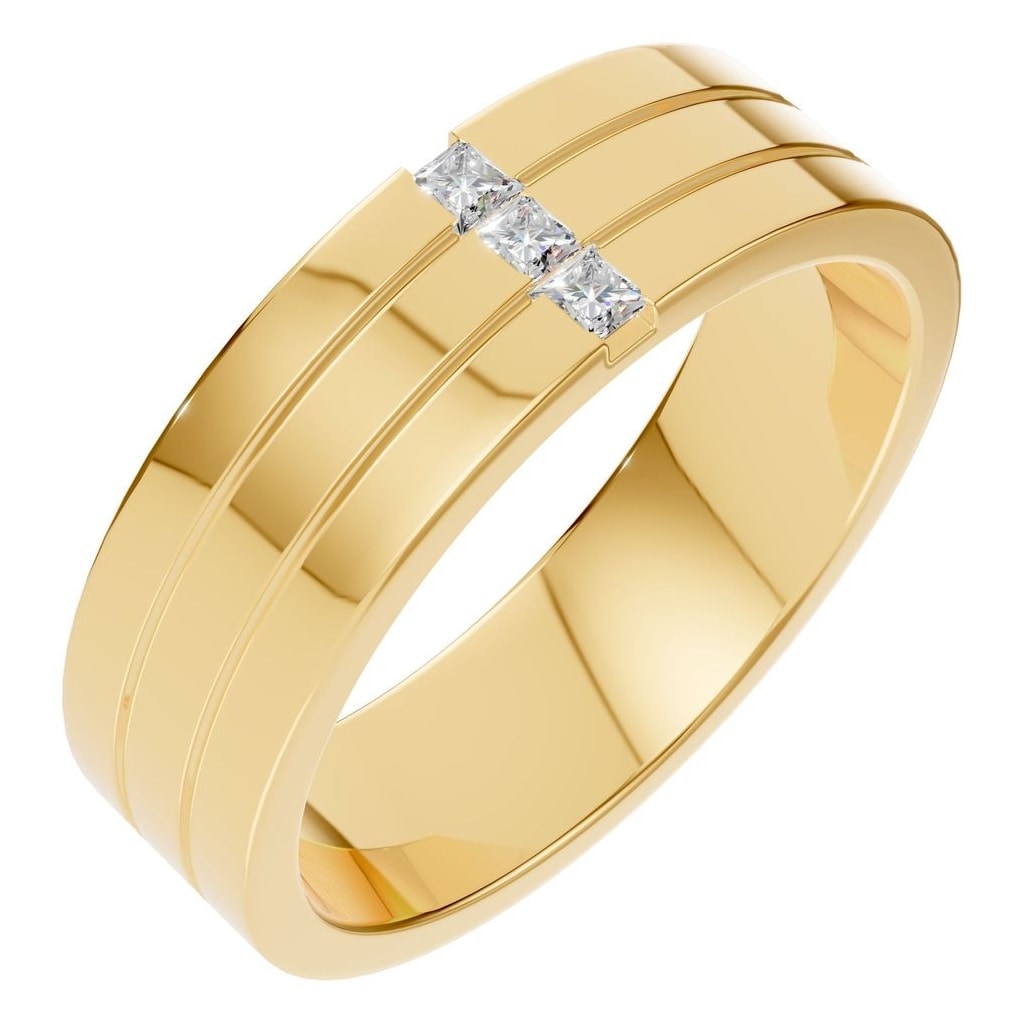 RI-1812 Yellow Gold Ring SET - Main View