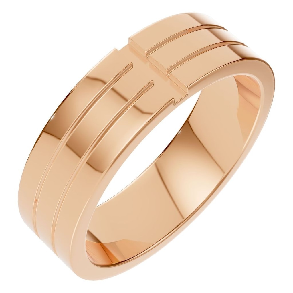 RI-1812 Rose Gold Ring UNSET - Main View