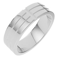 RI-1812 White Gold Ring UNSET - Main View