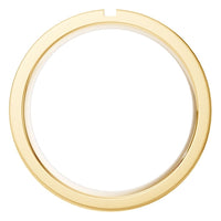 RI-1812 Yellow Gold Ring UNSET - Top View