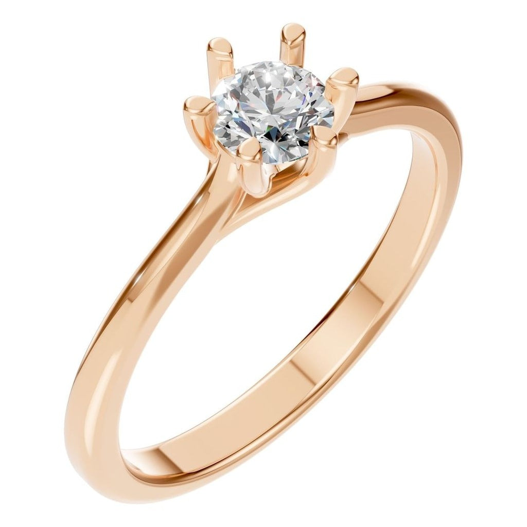 RI-1876 Rose Gold Ring SET - Main View
