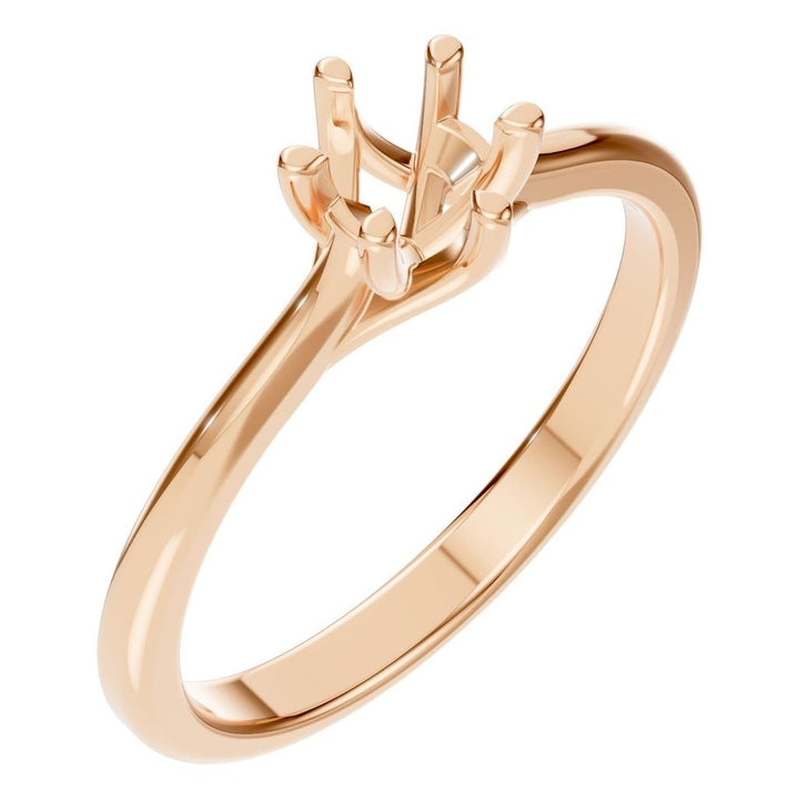 Solitaire Ring Mounting - Round 4.3-5mm
