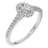 RI-1895 White Gold Ring SET - Main View