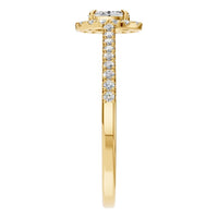 RI-1895 Yellow Gold Ring SET - Side View