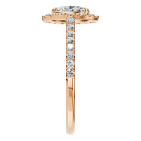 RI-1895 Rose Gold Ring SET - Side View