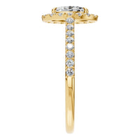 RI-1895 Yellow Gold Ring SET - Side View