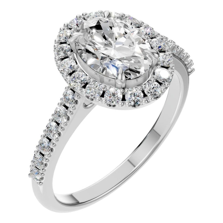 Halo Ring Mounting - Oval 8x6mm