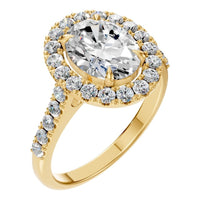 RI-1895 Yellow Gold Ring SET - Main View