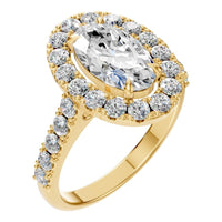 RI-1895 Yellow Gold Ring SET - Main View