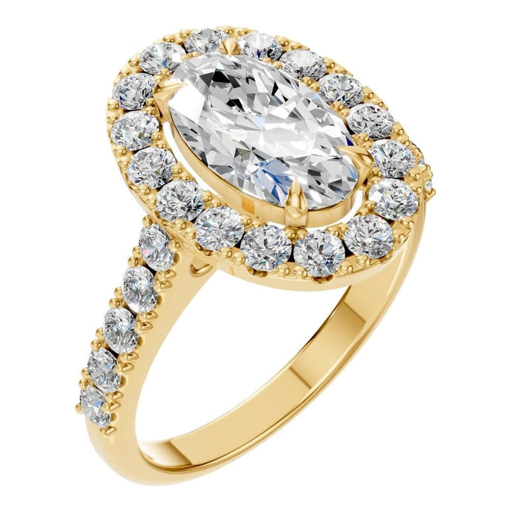 Halo Ring Mounting - Oval 10x6mm