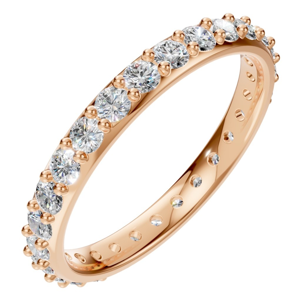 RI-1907 Rose Gold Ring SET - Main View