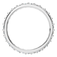 RI-1907 White Gold Ring SET - Top View