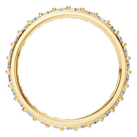 RI-1907 Yellow Gold Ring SET - Top View