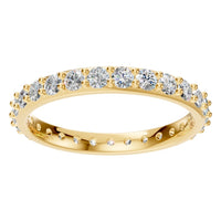 RI-1907 Yellow Gold Ring SET - Front View