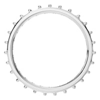 RI-1907 White Gold Ring UNSET - Top View