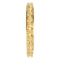 RI-1907 Yellow Gold Ring UNSET - Side View