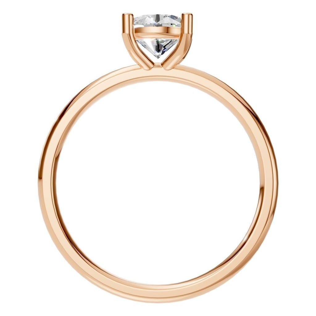 RI-1979 Rose Gold Ring SET - Top View