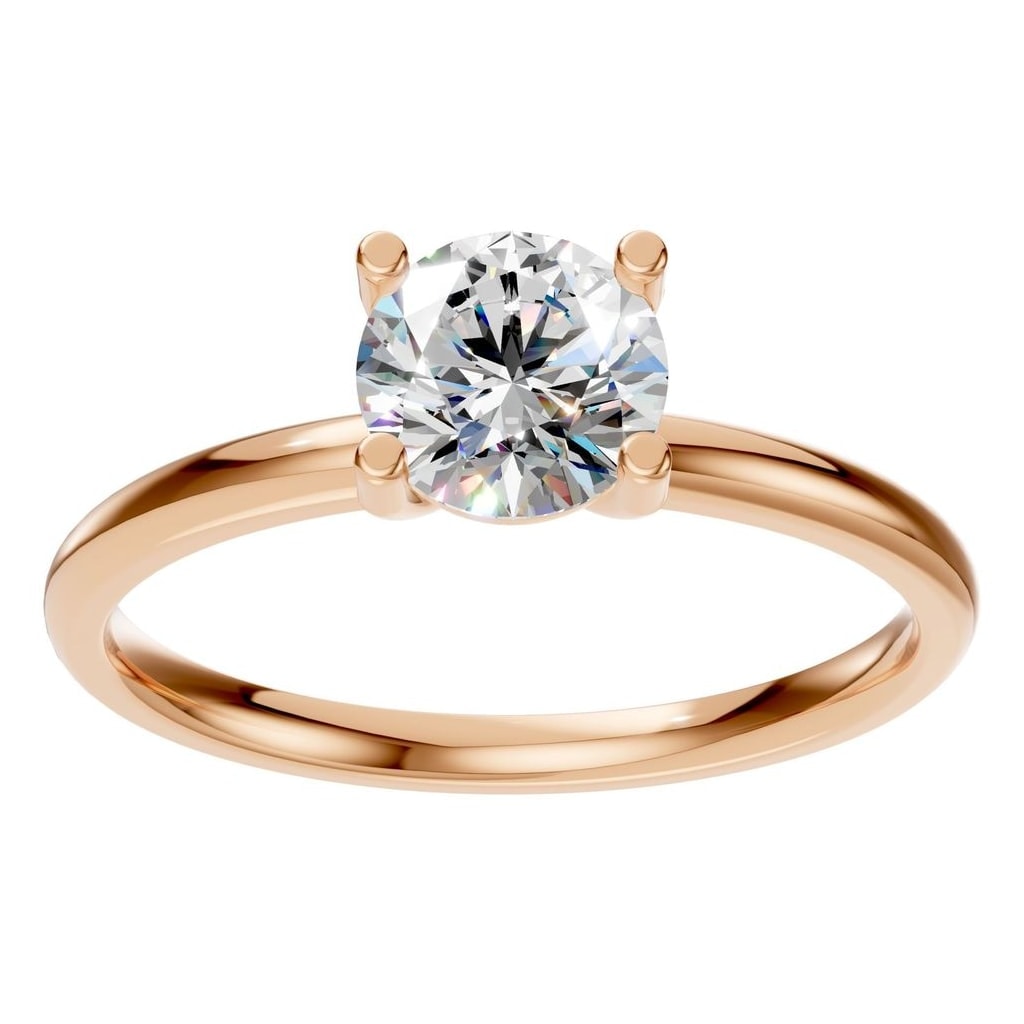 RI-1979 Rose Gold Ring SET - Front View