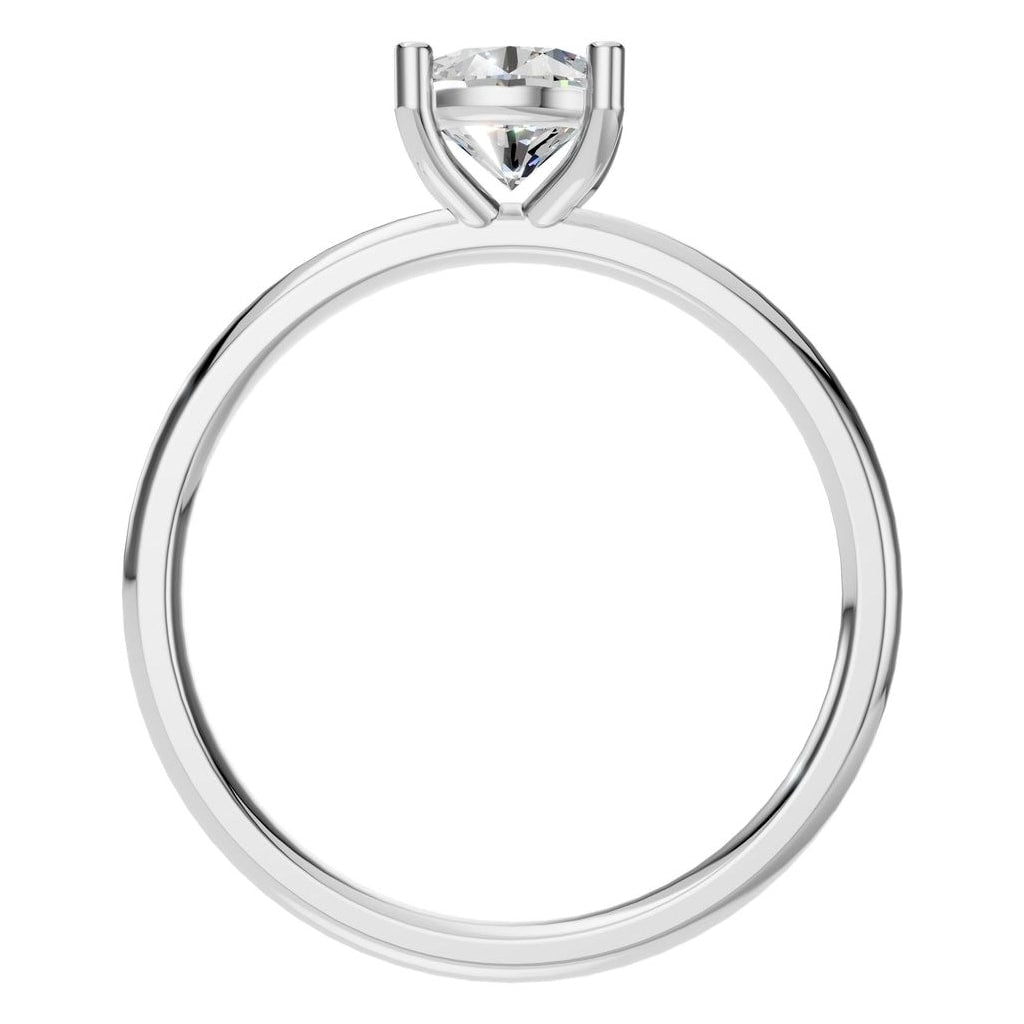 RI-1979 White Gold Ring SET - Top View