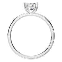 RI-1979 White Gold Ring SET - Top View