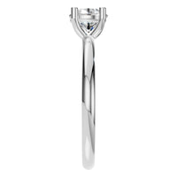RI-1979 White Gold Ring SET - Side View