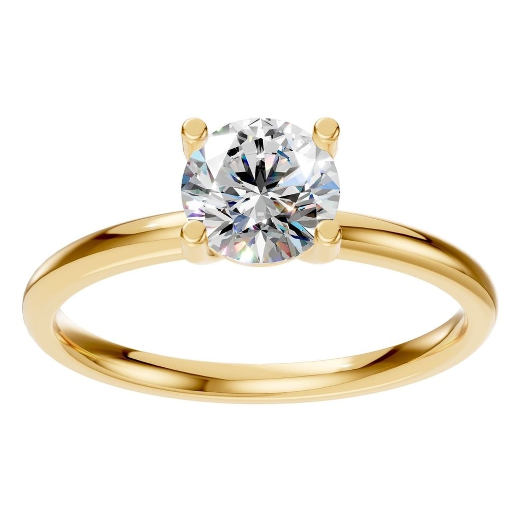 RI-1979 Yellow Gold Ring SET - Front View