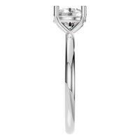 RI-1979 White Gold Ring SET - Side View