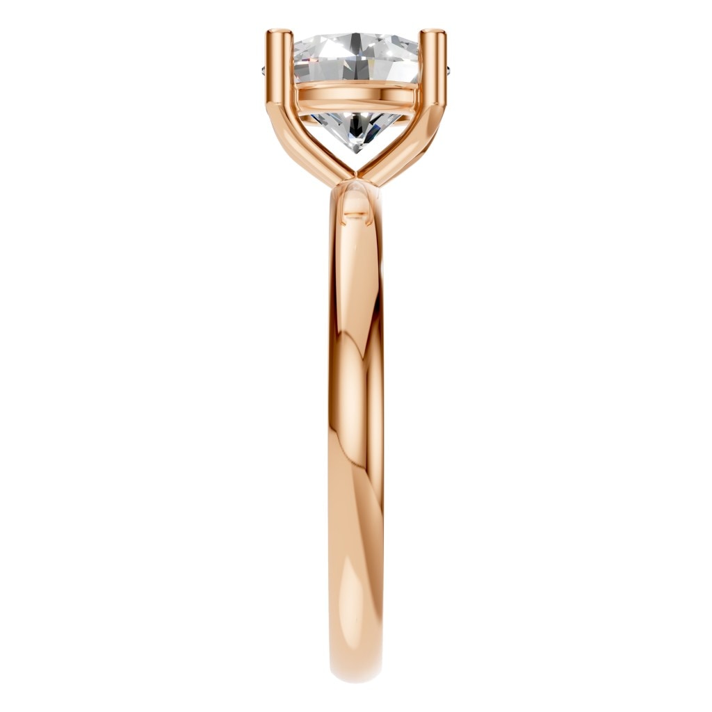 RI-1979 Rose Gold Ring SET - Side View