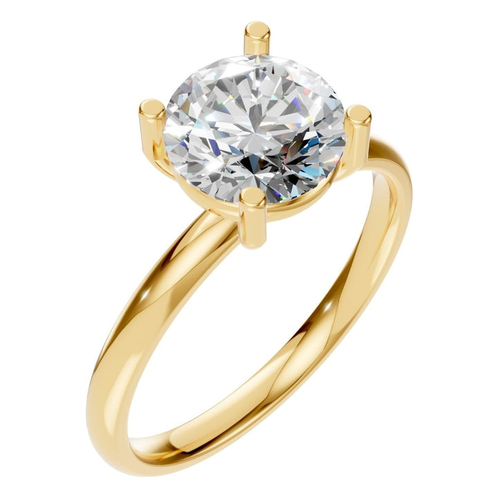 Solitaire Ring Mounting - Round 7.3mm