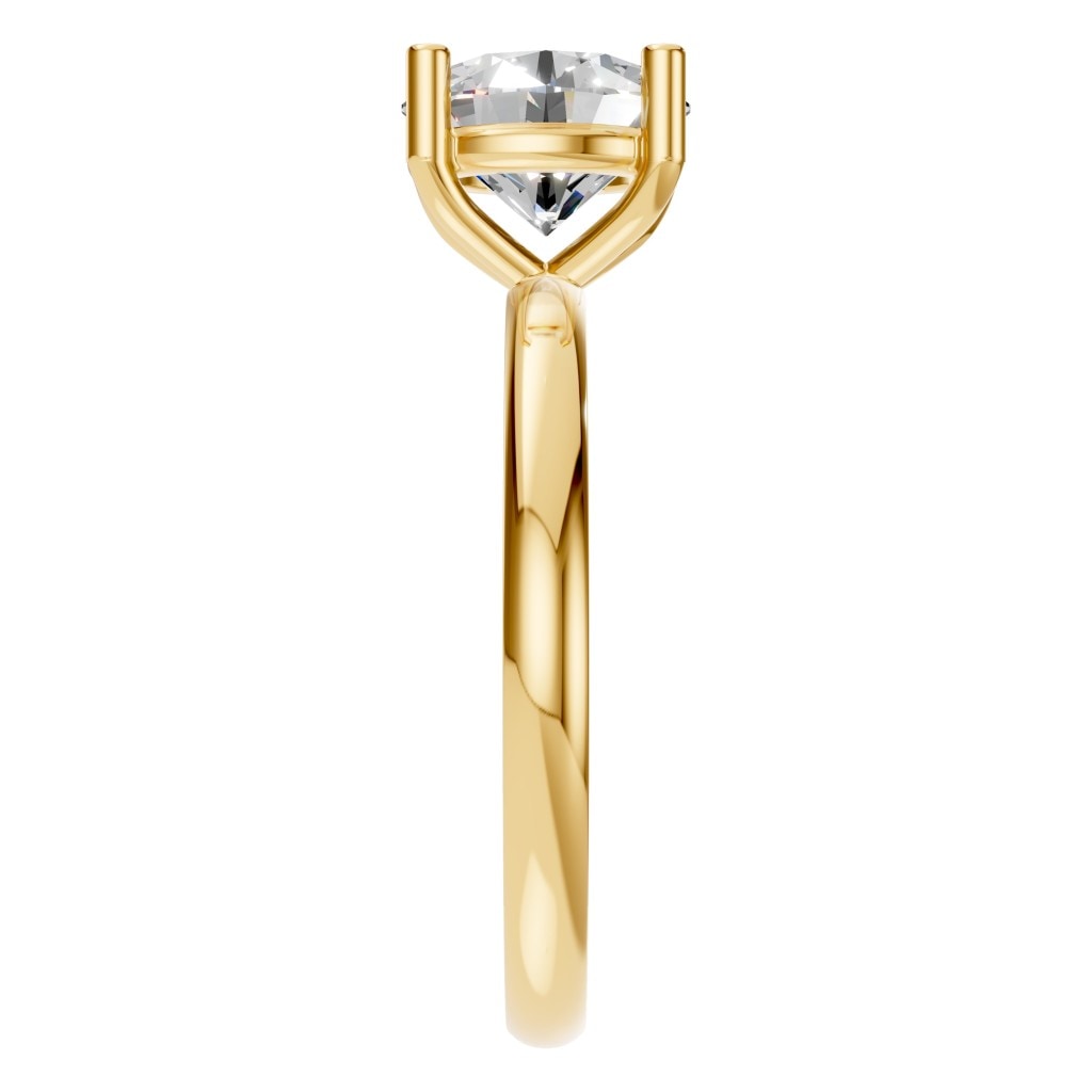 RI-1979 Yellow Gold Ring SET - Side View