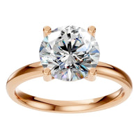 RI-1979 Rose Gold Ring SET - Front View